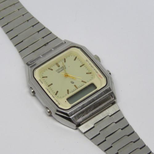 Vintage citizen analog digital on sale watch